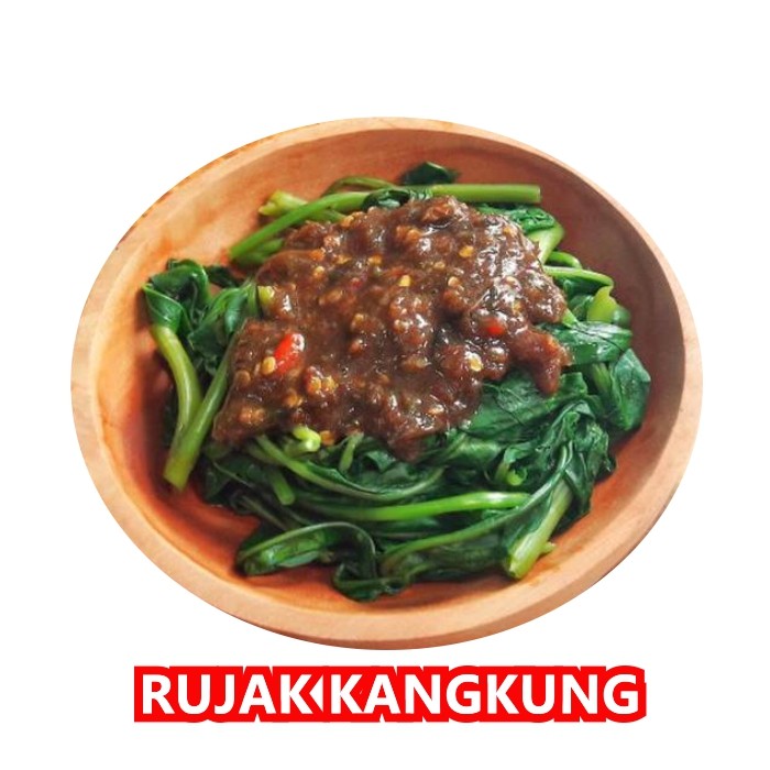 rujak kangkung