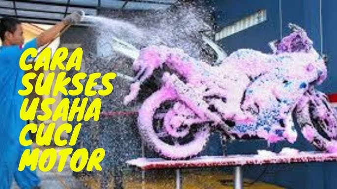 bisnis cuci motor laris - indonesia
